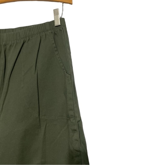 Denim & Co. military green pant - Picture 2 of 3